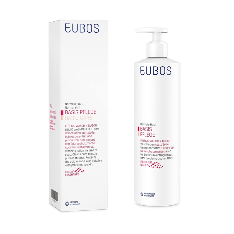 Eubos Washing emulsion with dosage red, 400 ml, against blemished