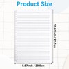 Xinjoduz 1 PCS Plastic Straight Line Stencil, 11.7"× 8.1" Clear