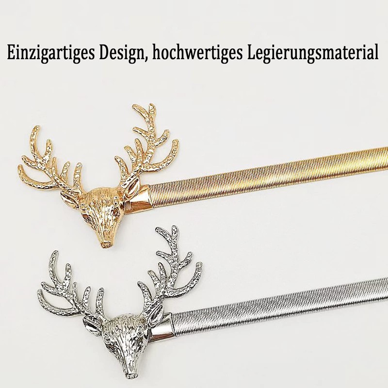 Winlauyet Pack of 4 Curtain Tiebacks Elk Design Tiebacks Curtain