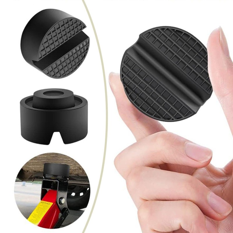 VBRHFRIF 3Pcs Jack Rubber Pads, Car Jack, Trolley Jack And