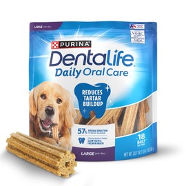 Purina DentaLife Daily Oral Care Large Dog Treats, 20.7 Ounce Pouch, Pack of 1
