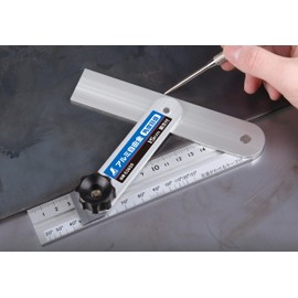 Shinwa Sokutei Aluminum Free Metal 62659 62659 Aluminum Free Metal 5.9 inches (15 cm), Angle Scale, Muscle Grating, Total Length 7.4 inches (189 mm), 5.9 oz (140 g), For Angle Measurement Guidelines,