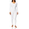 Capezio Women's Team Basic Long Sleeve Unitard, White, Medium