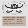 ADISUN Modern LED Ceiling Light, 6000K Semi Flush Mount Ceiling