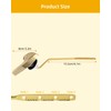 iFealClear Polished Gold Universal Toilet Tank Flush Lever Handle, Brass