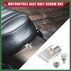 Motoforti Motorcycle Seat Bolt with Cover Nut for Harley /
