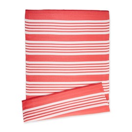 DII Outdoor Rug Collection Reversible Woven Polypropylene Plastic Straw Mat, 4x6-Feet, Coral