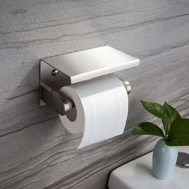 Toilet Roll Holder (UK Company) Wall Mounted With Screws Bathroom