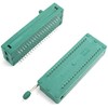 Fasizi 2PCS Universal 40-Pin ZIF DIP IC Test Board Socket