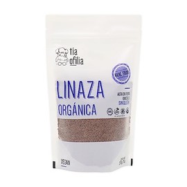 Tía Ofilia | Linaza Orgánica | Alta en fibra y omega-3 | Semillas crudas y enteras | Superalimento | 200g | Organic Flaxseed | Fiber and Omega-3 | Whole and Raw Seeds | Superfood