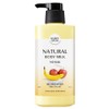 Happy Bath Really Moist Body Milk Apple & Banana Flavor, 400ml, 1 Piece / 해피바스 정말 촉촉한 바디밀크 애플 앤 바나나향, 400ml, 1개
