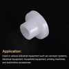 sourcing map 24pcs Flanged Sleeve Bearings Plastic Bushings ID 4.2mm