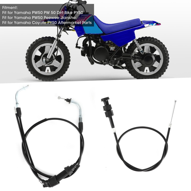 Chock Throttle Cable Assembly Accessories Fit for Yamaha PW50 PW