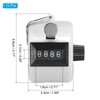 PATIKIL Clicker Counter, 12 Pcs 4 Digit Mechanical Handheld Tally