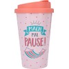 Depesche 2180-052 - To Go Plastic Cup with Saying 350