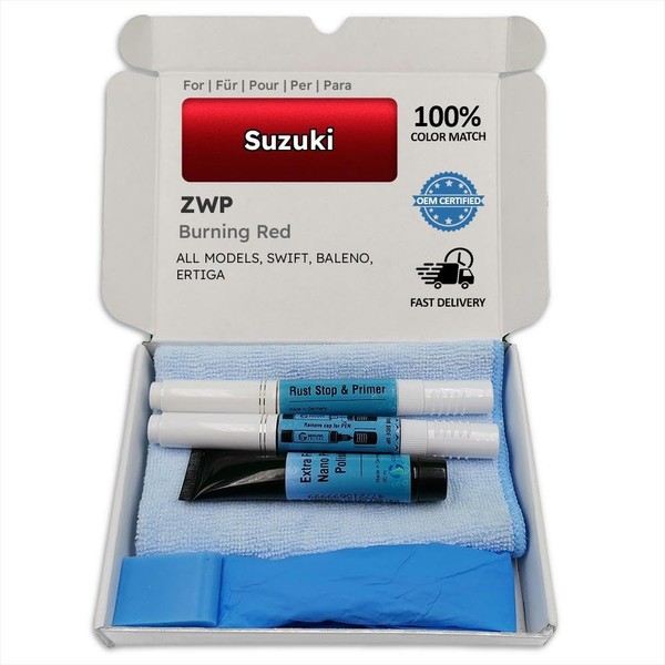 Genuine Colors Paint Pen Burning Red ZWP for Suzuki Red