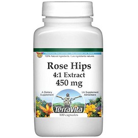 Extra Strength Rose Hips 4:1 Extract - 450 mg (100 Capsules, ZIN: 511424)