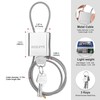 BOZZYS Cable Lock with 3 Keys | L 3.28ft(1m),D 1/6in(4mm)