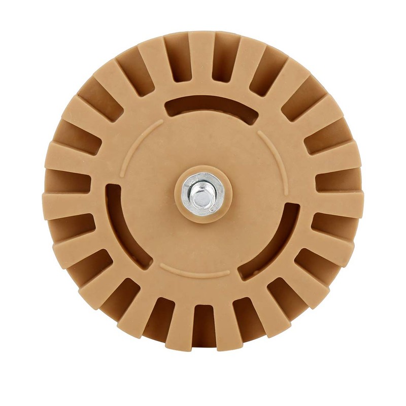 X AUTOHAUX 4" Car Rubber Eraser Wheel with Drill Adaptor