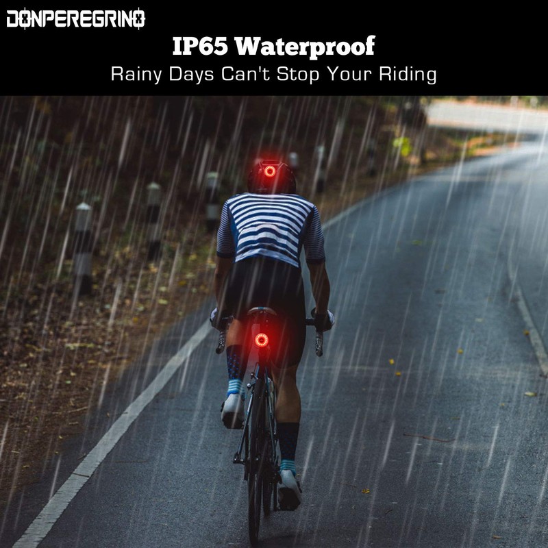 DON PEREGRINO M2 自転車 テールライト, 自転車 リアライト USBで - C