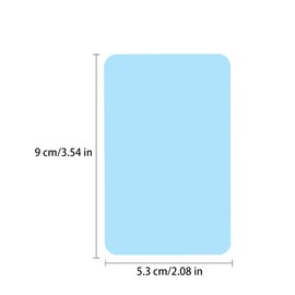 VANRA Cards, Plain Business Card Size, Paper, Message Cards, Info Cards, Word Cards, Blank Cards, Rounded Corners, Handwriting, 300 Sheets (1 Blue + 1 Pink + 1 Green)