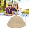 Minicloss Docker Cap Men's Women's Hat, Corduroy Brimless Hat, Summer
