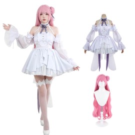 Nuoqi Goddess of Victory Cosplay Adult Goddess of Victory Costume for Women White XS