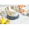 Zyliss E970054 Digital Kitchen Scales, Plastic/Stainless Steel, Silver/Blue, Weigh Food/Liquid,