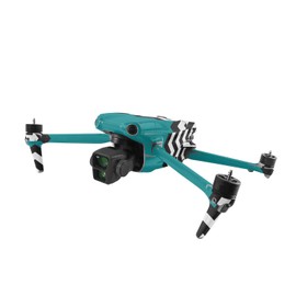 MightySkins Skin Compatible with DJI Air 3 - Teal Chevron | Protective, Durable, and Unique Vinyl Decal wrap Cover | Easy to Apply, Remove, and Change Styles