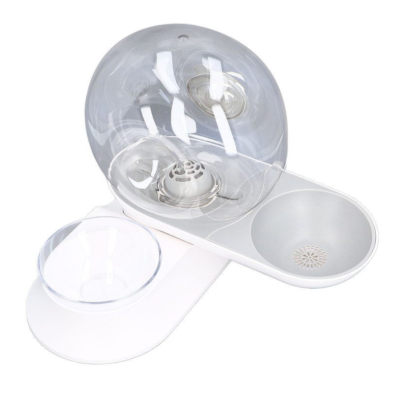 Pet Water Dispenser Food Feeder Cat Automatic Drinking Snail Shape