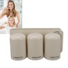 Toothbrush Holder Wall Mounted Multi Functional Toothbrush Toothpaste Dispenser for