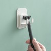 Porta Rastrillos para Baño 4 Ganchos Adhesivos, Soporte para Maquinilla