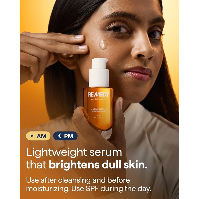 Daily Defense Remedy |15% Vitamin C Complex Brightening Serum Fragrance-Free