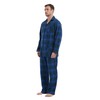 kolipajam Men's 100% Cotton Flannel Pajama Set Yarn Dyed Cozy