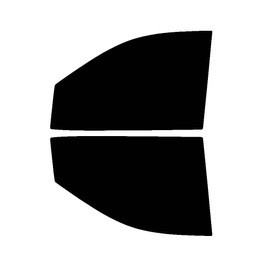 PreCut Front Door Window Tint Kit Compatible with GMC Sierra 2019-2019 2 Door Regular Cab, Legacy Edition, 50% VLT