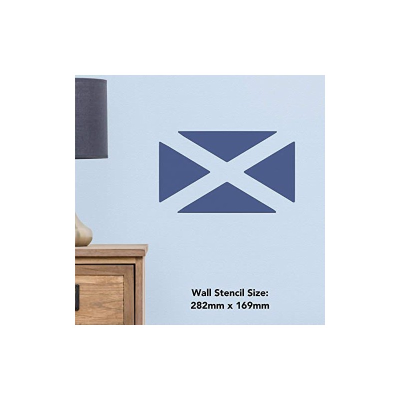 A4 'Scottish Flag' Wall Stencil/Template (WS00050458)