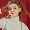 ONLYJUMP Long Asymmetric Heart Poker Dangle Earrings for Women Unique