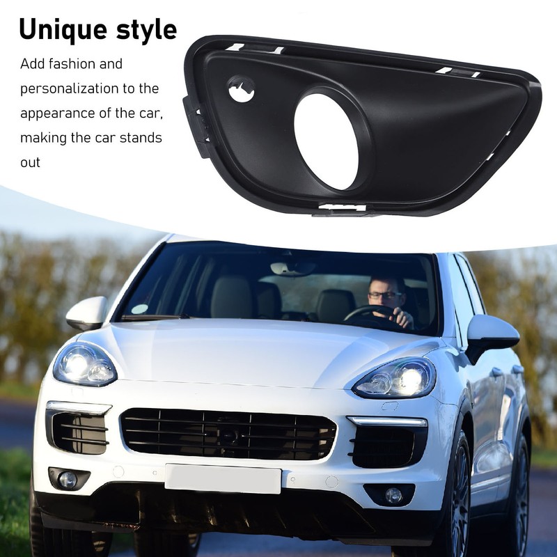 Fog Light Frame Black Shockproof Fog Lamp Bezel Trim Cover