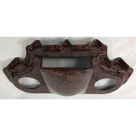 GMT Inc E-Z-Go RXV Roof Mount Golf Cart Radio Console in Dark Burled Woodgrain to Fit 2nd Generation Roof Only (Will NOT FIT 1ST Generation Roofs) (Will NOT FIT Any TXT Models)