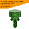 sourcing map 12pcs M4x8mm Knurled Thumb Screw Computer Case Threaded