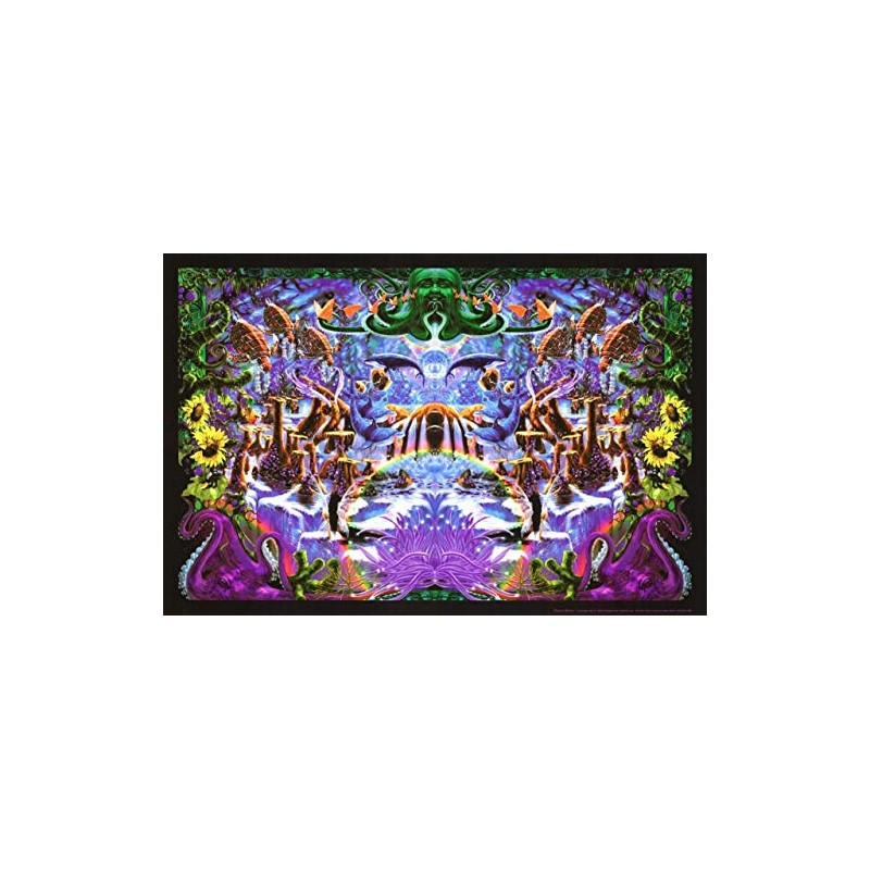 Studio B Octopus Garden Blacklight Poster by Richard Biffle 36