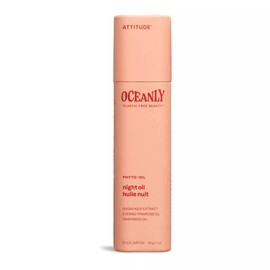 ATTITUDE Oceanly Night Oil Stick, EWG Verified, Plastic-free, Plant and Mineral-Based Ingredients, Vegan and Cruelty-free Beauty Products, PHYTO OIL, Unscented, 1 Ounce