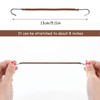 ieron 15pcs Elastic Hook Hair Tie, Open Ponytail Hooks, Hair