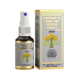 Wax Green Spray Propolis with Honey Glycolic Extract-Non Alcoholic Wax Free Sugar Free N'06 30ml 1 fl oz