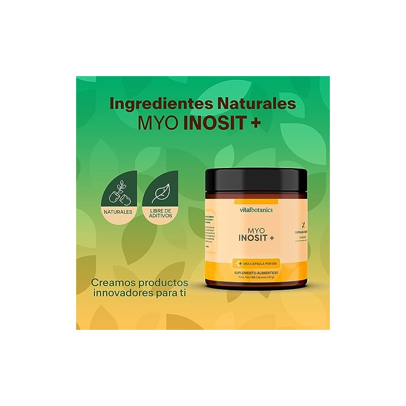 Myo Inositol para Hombre y Mujer VITAL BOTANICS