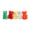 BITE ME Gummy Bear Toy (Orange), Squeaky Plush Dog Toy,