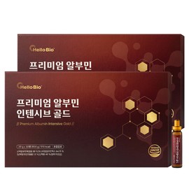 Hello Bio Premium Albumin Intensive Gold 30 bottles 2 boxes / 헬로바이오 프리미엄 알부민 인텐시브 골드 30병 2박스