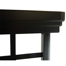 2 of The Panacea 82173 Mission Pot Trellises with Bases, Black, 57.5" H