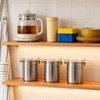 4 Pack Stainless Steel Canister, 66 oz Kitchen Canister Set