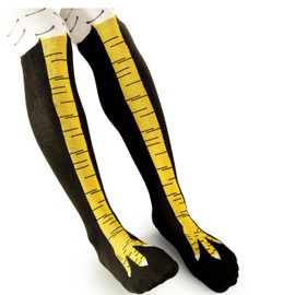 Raylarnia Funny Crazy Chicken Leg Feet Socks for Men and Women- Novelty High Socks Funny Gifts